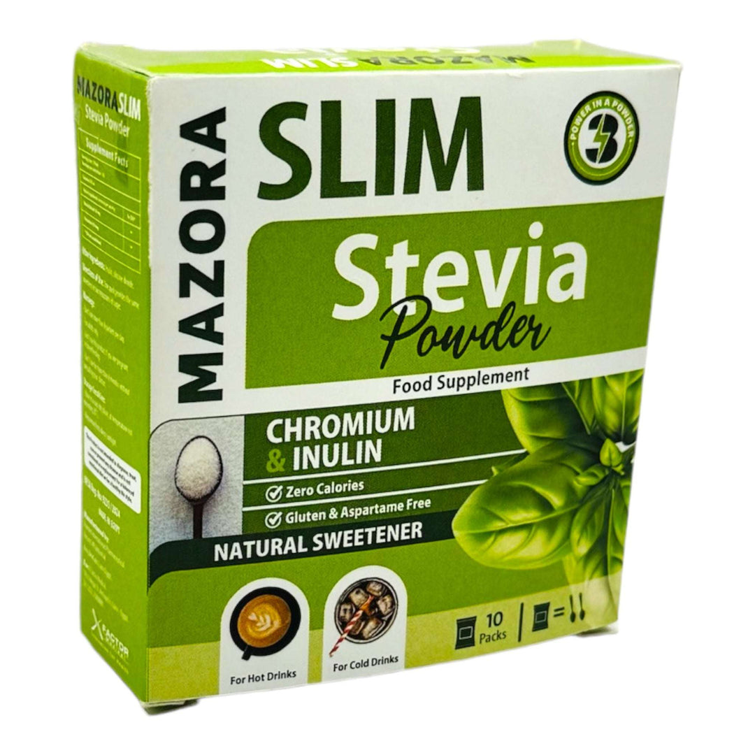 Mazora® Slim Stevia Powder 10 sachet - Cosmoshop