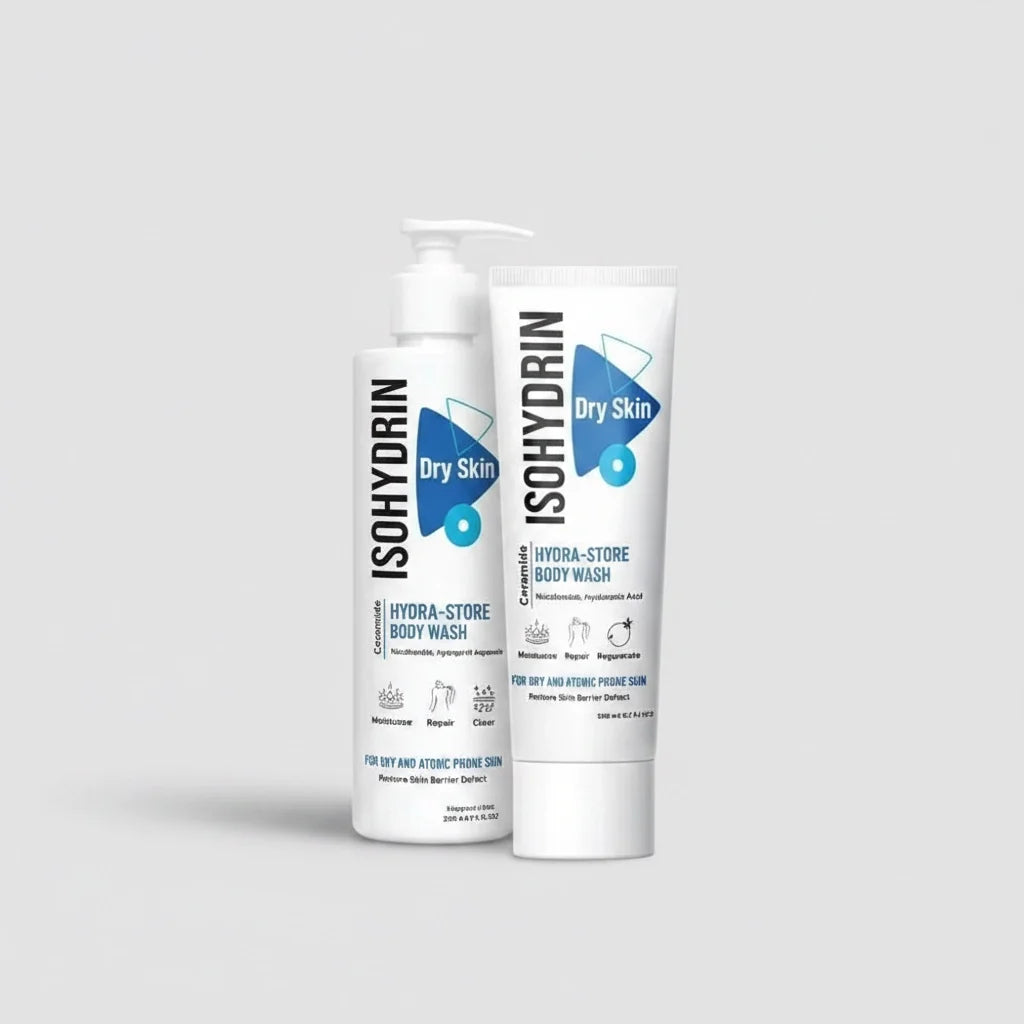 isohydrin body balm + body wash