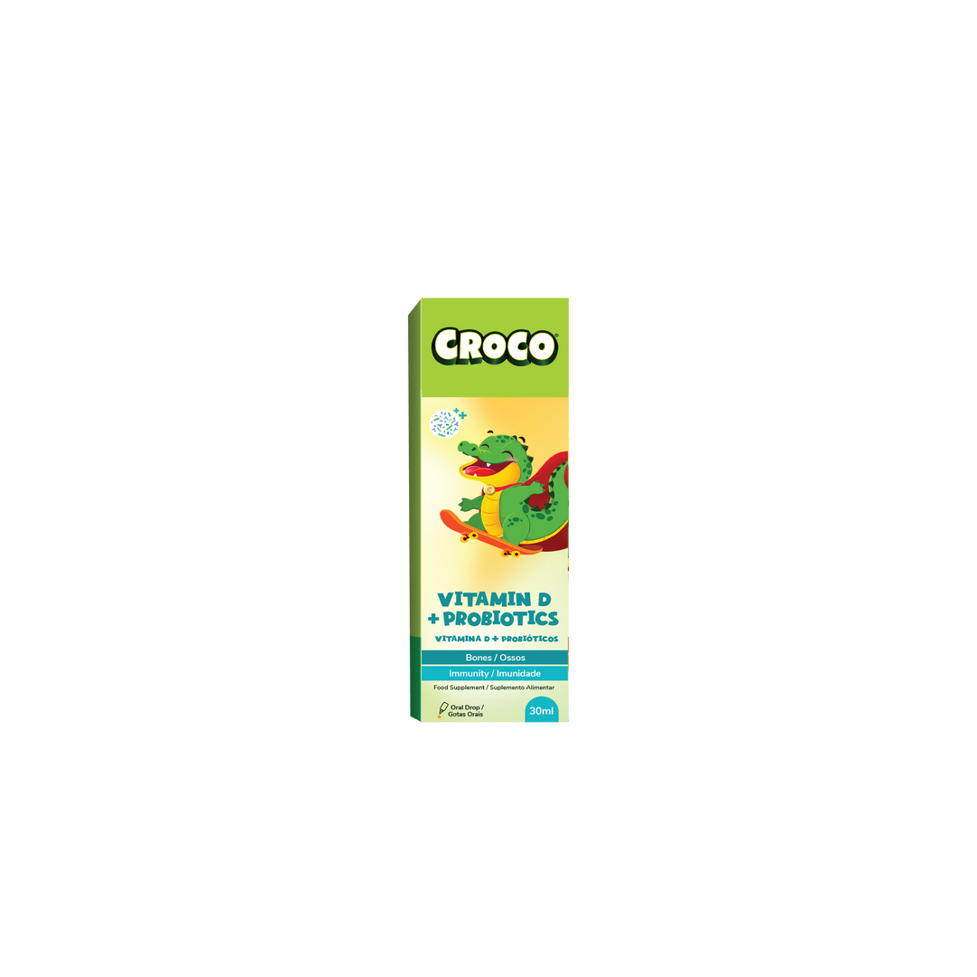 Croco Vitamin D3 + Probiotic Drops