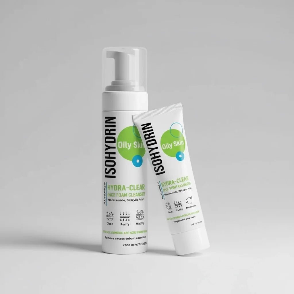 Acne Spot Cream gel+ Oily Skin foam cleanser