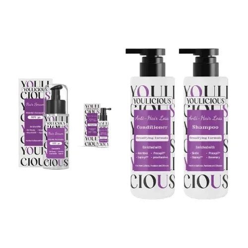Youlicious Anti Hair Loss 4-Piece Bundle – Complete Hair Renew Kit