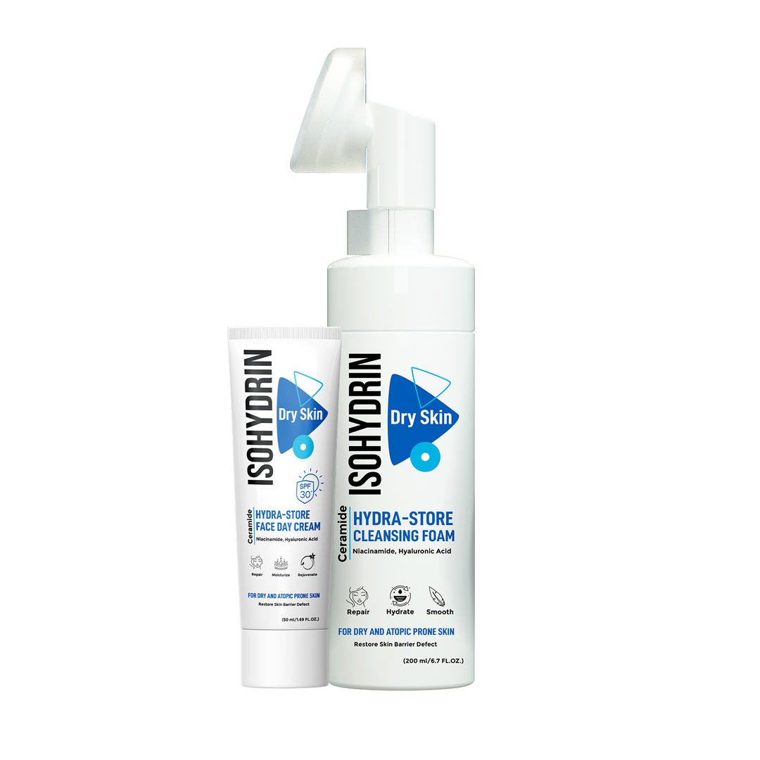 Dry skin foam cleanser+ Day cream