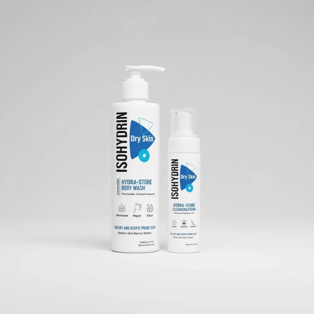 Body wash + dry skin foam cleanser