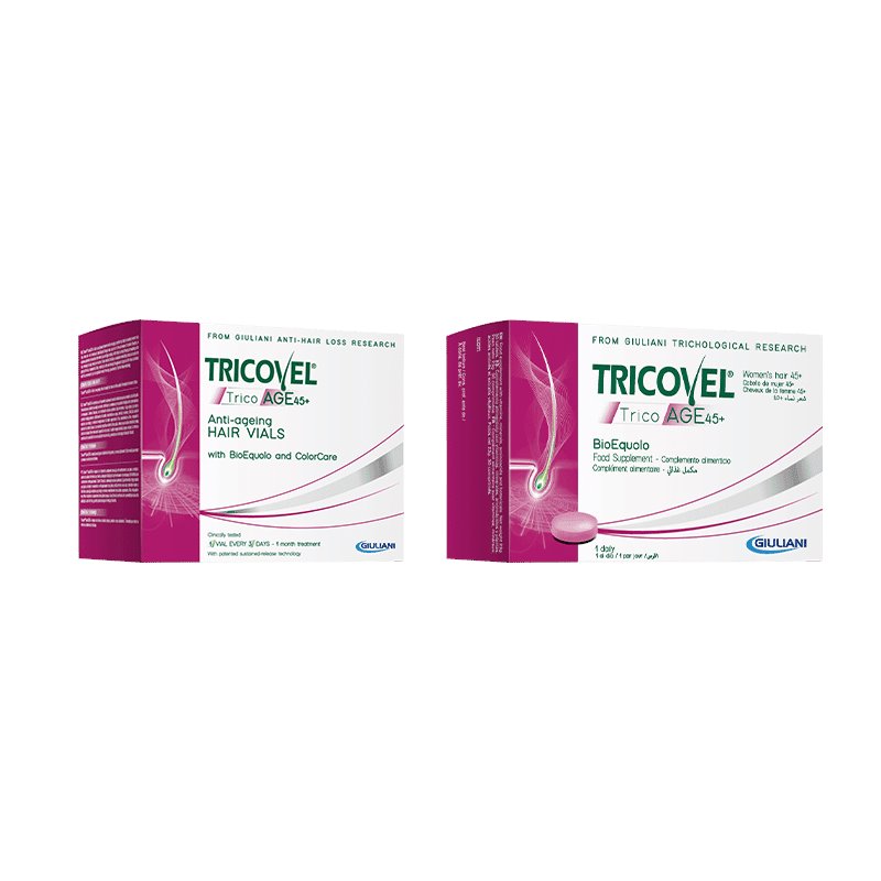 Tricovel®Trico AGE 45+ Vials &amp; Trico AGE 45+ Tablets Free