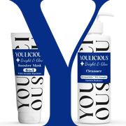 Youlicious bright & glow booster mask +cleanser - Cosmoshop
