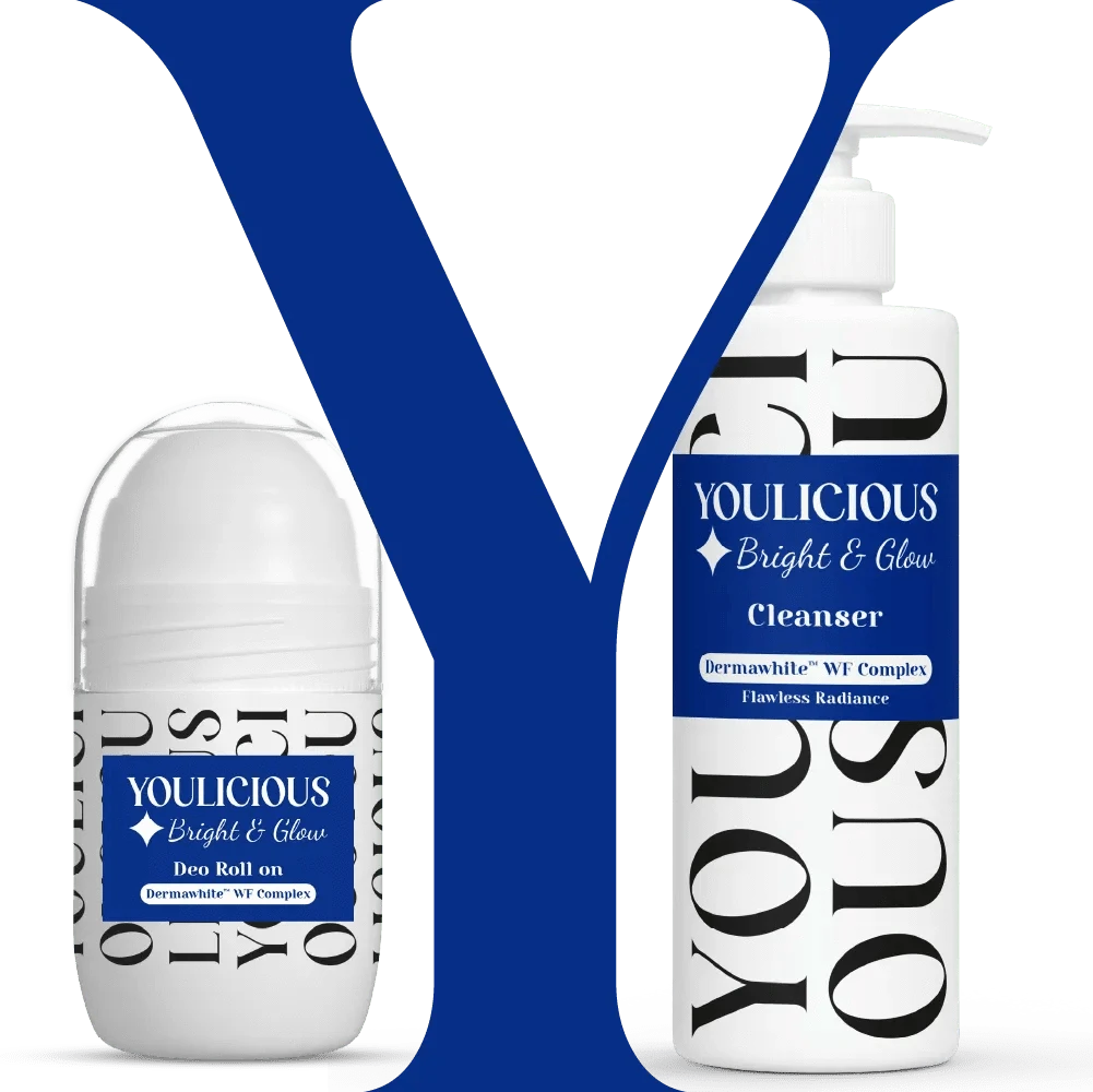 Youlicious bright & glow roll on + cleanser - Cosmoshop